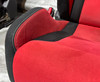 2017-2021 FK8 Honda Civic Type R Front Bucket Seats / Red Suede / Pair /   TR107