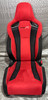 2017-2021 FK8 Honda Civic Type R Front Bucket Seats / Red Suede / Pair /   TR107