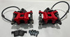 2017-2019 Honda Civic Type R FK8 OEM Rear Brake Calipers / Red / Pair /   TR107
