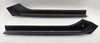 1996-2002 BMW Z3 Roadster Interior Door Sill Trim Panels / Pair / Silver /   Z3038