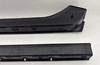 1996-2002 BMW Z3 Roadster Interior Door Sill Trim Panels / Pair / Silver /   Z3038