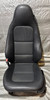 2000-2002 BMW Z3 Roadster Front Seats w/ Power Rails / Black Imitation Leather /   Z3038