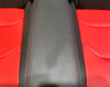 2016-2021 Chevrolet Camaro 2SS Coupe Black / Red Leather Rear Seat Set /   CM003