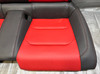 2016-2021 Chevrolet Camaro 2SS Coupe Black / Red Leather Rear Seat Set /   CM003