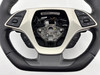 2015-2017 Chevrolet C7 Corvette Black Leather Flat Bottom Steering Wheel / Manual /   C7008