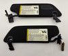 2014-2019 Chevrolet C7 Corvette Coupe Black Cloth Sun Visors w/ Homelink / Pair /   C7008