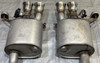 2014-2019 Chevrolet C7 Corvette Stingray Z51 Grand Sport OEM Exhaust Mufflers w/ Tips / NPP / Manual / 40K C7008