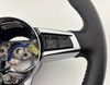2016-2024 Mazda Mx5 Miata OEM Black Leather Steering Wheel w/ White Stitching / Manual /   ND051