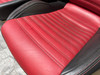 2017-2020 Fiat 124 Spider Abarth Black / Red Leather Seats / Pair / FD030