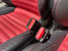 2017-2020 Fiat 124 Spider Abarth Black / Red Leather Seats / Pair / FD030