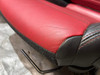 2017-2020 Fiat 124 Spider Abarth Black / Red Leather Seats / Pair / FD030