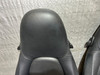 1998-2004 Porsche 986 Boxster 4-Way Power Leather Seats / Black / Pair  /   BX071