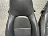 1998-2004 Porsche 986 Boxster 4-Way Power Leather Seats / Black / Pair  /   BX071