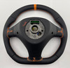 2000-2006 Audi TT Reupholstered Leather Steering Wheel w/ Orange Stitching / Automatic /   T1036
