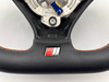 2000-2006 Audi TT Reupholstered Leather Steering Wheel w/ Orange Stitching / Automatic /   T1036