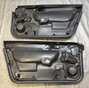 2000-2006 Audi TT Reupholstered Interior Door Panels / Pair / Black /   T1036