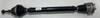 2012-2016 Volkswagen Beetle Passenger Side CV Axle Half Shaft / Manual / 5C0407272Q / 87K VB013
