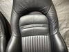 1997-2004 Chevrolet C5 Corvette Black Leather Sport Seats w/ Power Rails / Pair / C5033