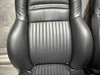 1997-2004 Chevrolet C5 Corvette Black Leather Sport Seats w/ Power Rails / Pair / C5033