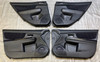 2015-2020 Subaru WRX STI Interior Door Panels / Set of 4 / Black Suede / Red Stitching /   SS019