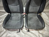 2005-2012 Porsche 987 Boxster / Cayman / 997 911 Black Alcantara Seats / 2 Way Power / Pair / BC038
