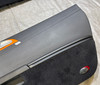 2008 Porsche 987 Boxster Limited Edition OEM Interior Door Panels / Black Leather w/ Orange Trim /   BC038