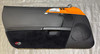 2008 Porsche 987 Boxster Limited Edition OEM Interior Door Panels / Black Leather w/ Orange Trim /   BC038