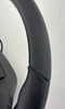 2010-2012 Hyundai Genesis Coupe Black Leather Steering Wheel w/ Airbag *Cosmetic Wear* /   HG033
