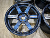 2015-2021 Subaru WRX STI 18x9.5" Volk Racing TE37 Saga S-Plus Wheels Rims / Mag Blue / Set of 4 / USED / SS019