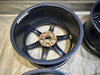 2015-2021 Subaru WRX STI 18x9.5" Volk Racing TE37 Saga S-Plus Wheels Rims / Mag Blue / Set of 4 / USED / SS019
