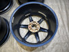 2015-2021 Subaru WRX STI 18x9.5" Volk Racing TE37 Saga S-Plus Wheels Rims / Mag Blue / Set of 4 / USED / SS019