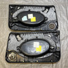2005-2006 Mini Cooper S Interior Door Panels / Black w/ Alloy Patina Trim / Pair /   R1033