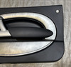 2005-2006 Mini Cooper S Interior Door Panels / Black w/ Alloy Patina Trim / Pair /   R1033