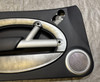 2005-2006 Mini Cooper S Interior Door Panels / Black w/ Alloy Patina Trim / Pair /   R1033