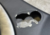 2005-2006 Mini Cooper S Interior Door Panels / Black w/ Alloy Patina Trim / Pair /   R1033