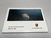 2008 Porsche 987 Cayman S Owner's Manual w/ Case  /   BC037