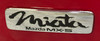1990-1997 Mazda Miata Rear Finish Panel / License Plate Panel / Classic Red  NA114