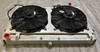 1990-1997 Mazda Miata Mishimoto Aluminum Radiator w/ Electric Cooling Fans / USED /   NA114