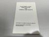 2019 Fiat 124 Spider Abarth Owner's Manual w/ Case /   FD031