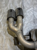 2017-2020 Fiat 124 Spider Abarth Quad Tip Polished Exhaust Muffler w/ Tips /  FD031