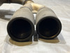 2017-2020 Fiat 124 Spider Abarth Quad Tip Polished Exhaust Muffler w/ Tips /  FD031