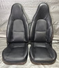 2004-2005 Mazdaspeed Miata Black Leather Seats / Pair  /   NB274