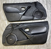 2004-2005 Mazdaspeed Miata Black Leather Door Panels / Pair  /   NB274