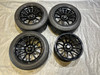 1990-2005 Mazda Miata 15x9" Konig Dial In Wheels Rims w/ Hankook Ventus RS4 Tires / Set of 4 / NB245