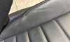 2022-2025 Volkswagen MK8 Golf R OEM Titan Black Leather Front Seats w/ Blue Inserts /   M8R01