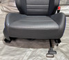 2022-2025 Volkswagen MK8 Golf R OEM Titan Black Leather Front Seats w/ Blue Inserts /   M8R01