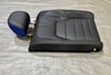 2022-2025 Volkswagen MK8 Golf R OEM Titan Black Leather Rear Seat Set w/ Blue Stitching / Upper & Lower  /   M8R01