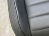 2022-2025 Volkswagen MK8 Golf R OEM Titan Black Leather Rear Seat Set w/ Blue Stitching / Upper & Lower  /   M8R01