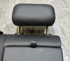 2022-2025 Volkswagen MK8 Golf R OEM Titan Black Leather Rear Seat Set w/ Blue Stitching / Upper & Lower  /   M8R01