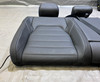 2022-2025 Volkswagen MK8 Golf R OEM Titan Black Leather Rear Seat Set w/ Blue Stitching / Upper & Lower  /   M8R01